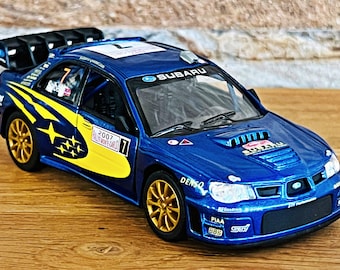スバル インプレッサ WRC 2007、モデルカー、1/36 ダイキャストカー、1