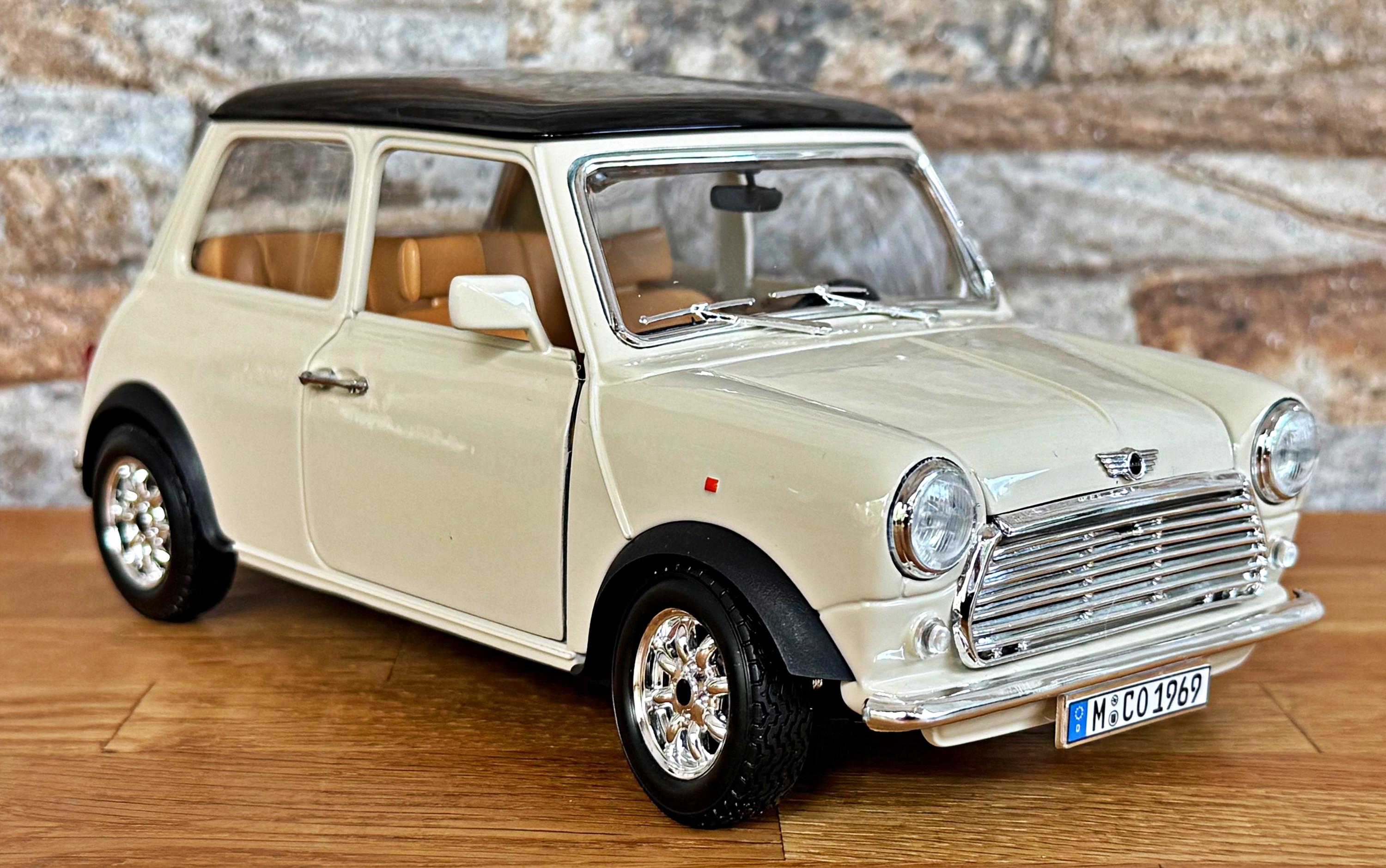 1-18スケール ダイキャスト ミニクーパー Mini Cooper S ミニクーパー 1969 | 1/18 ダイキャストモデルカー | 1/18スケール