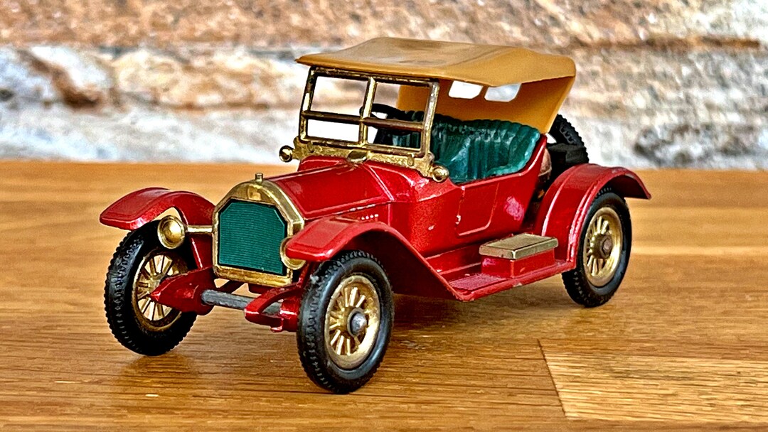 1914 Stutz Roadster 4E , Vintage Diecast Car, 1/48 Scale Model Car, Model Classic Car, Old