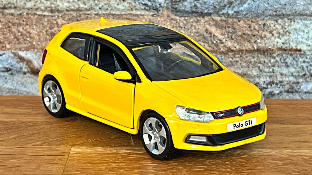 Volkswagen Polo Gti, Model Car, Scale 1/32, 132 Diecast Car, VW Polo