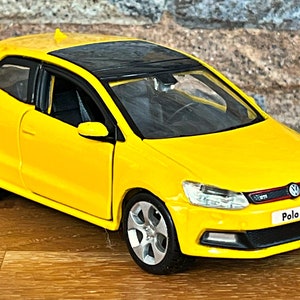Buy VW Polo Gti Yellow, Bburago 1/43 Scale Die-cast Toy Car