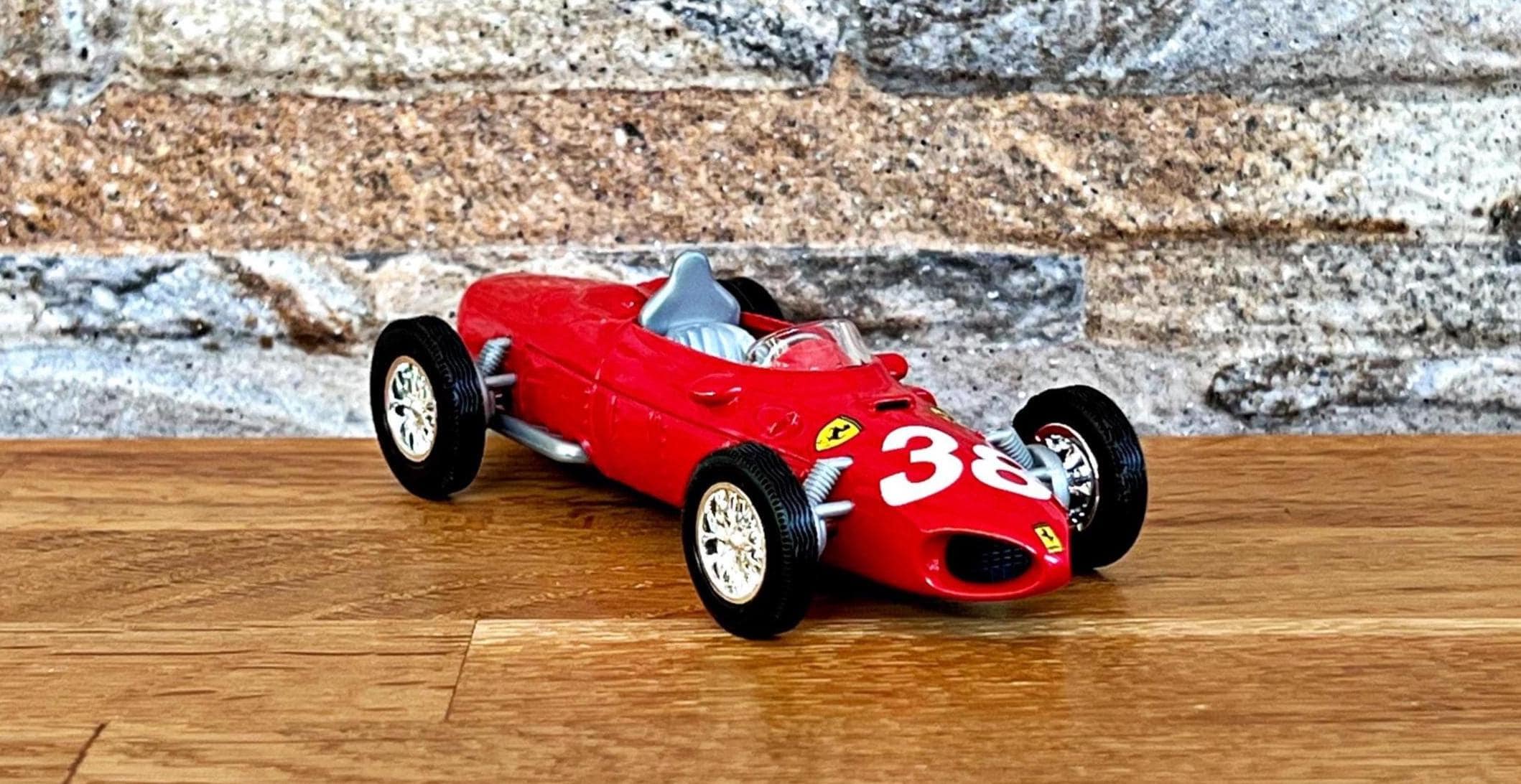 1961 Ferrari 156 F1 , Vintage Car Model, Diecast Model Car, 1:35