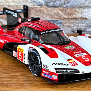 Porsche 963 | Modelauto | 1/24 Miniatuurautootjes | Automodel | Modelauto op schaal 1:24 | Collectie-item | Gegoten model | Porsche Diecast