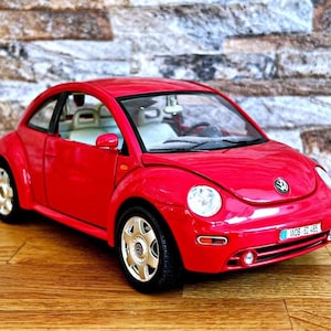 Burago Street Fire Volkswagen New Beetle 1/43 - Made in Italy - Etsy