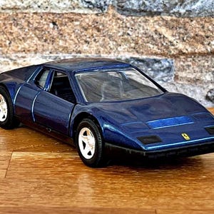 1973 Ferrari 365 GT4 BB , Vintage car model, diecast model car, 1:38 scale model car, old model car, diecast collectible item, Ferrari