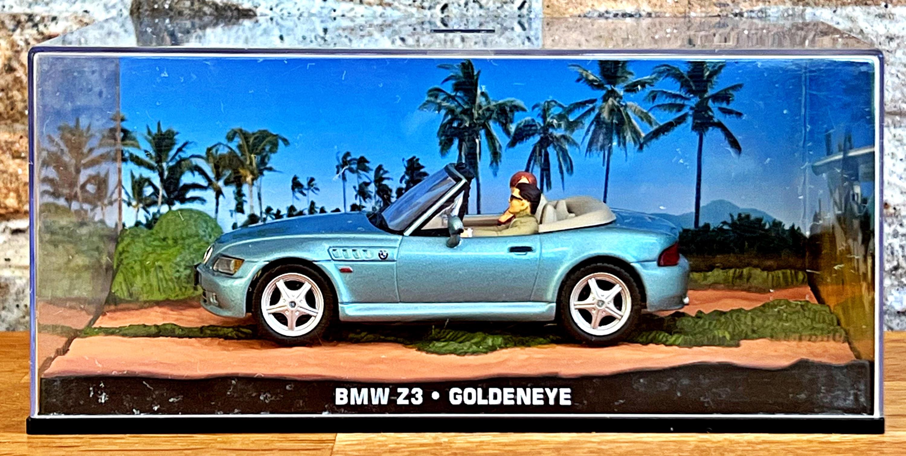 BMW Z3, 007 James Bond Collection Car, Vintage Diecast Car, Scale