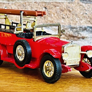 1920 Rolls Royce Fire Engine , Vintage diecast car, model car, 1/48 scale model car, die cast car collection item, Rolls Royce, Fire Engine