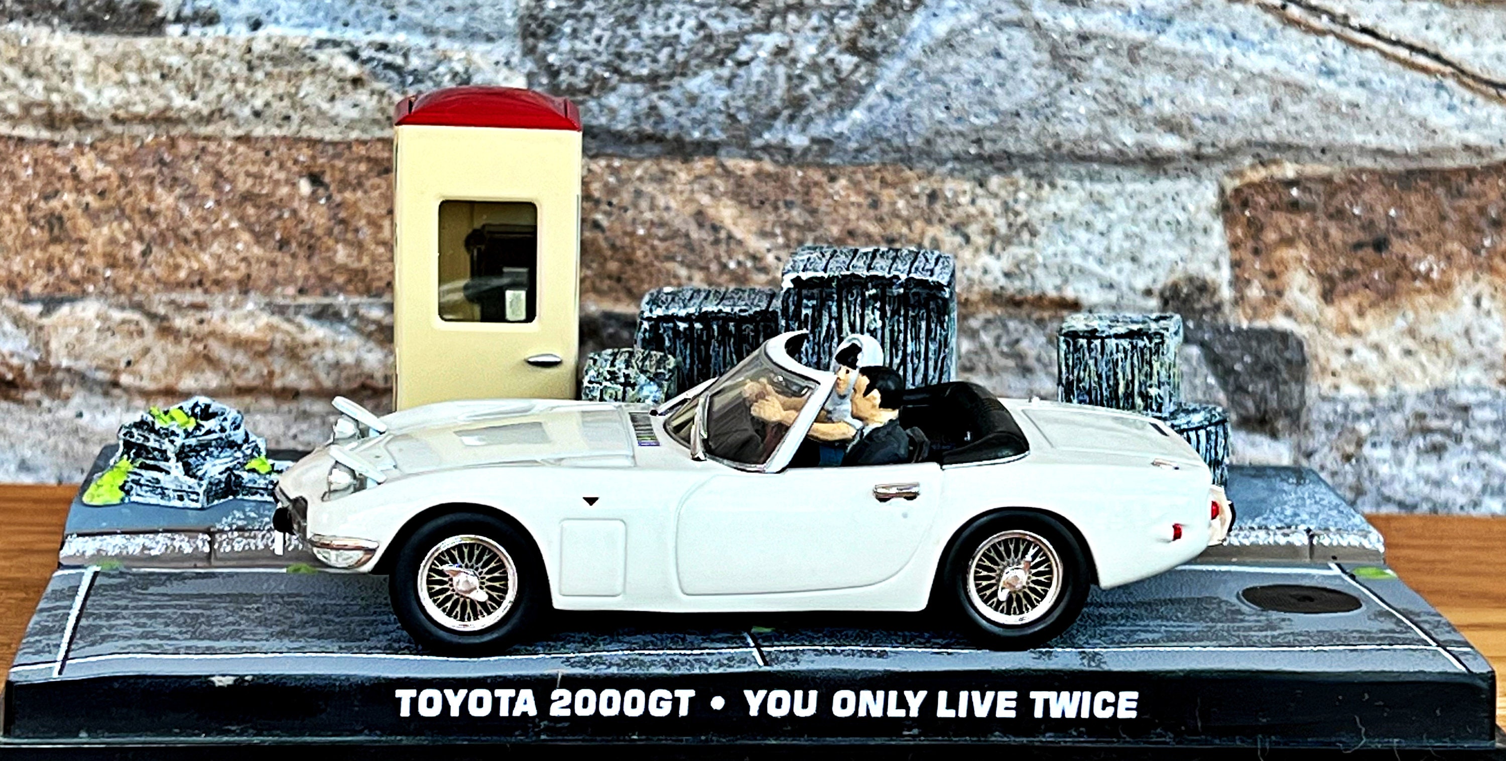 Toyota 2000GT, 007 James Bond Collection Car, Vintage Diecast Car