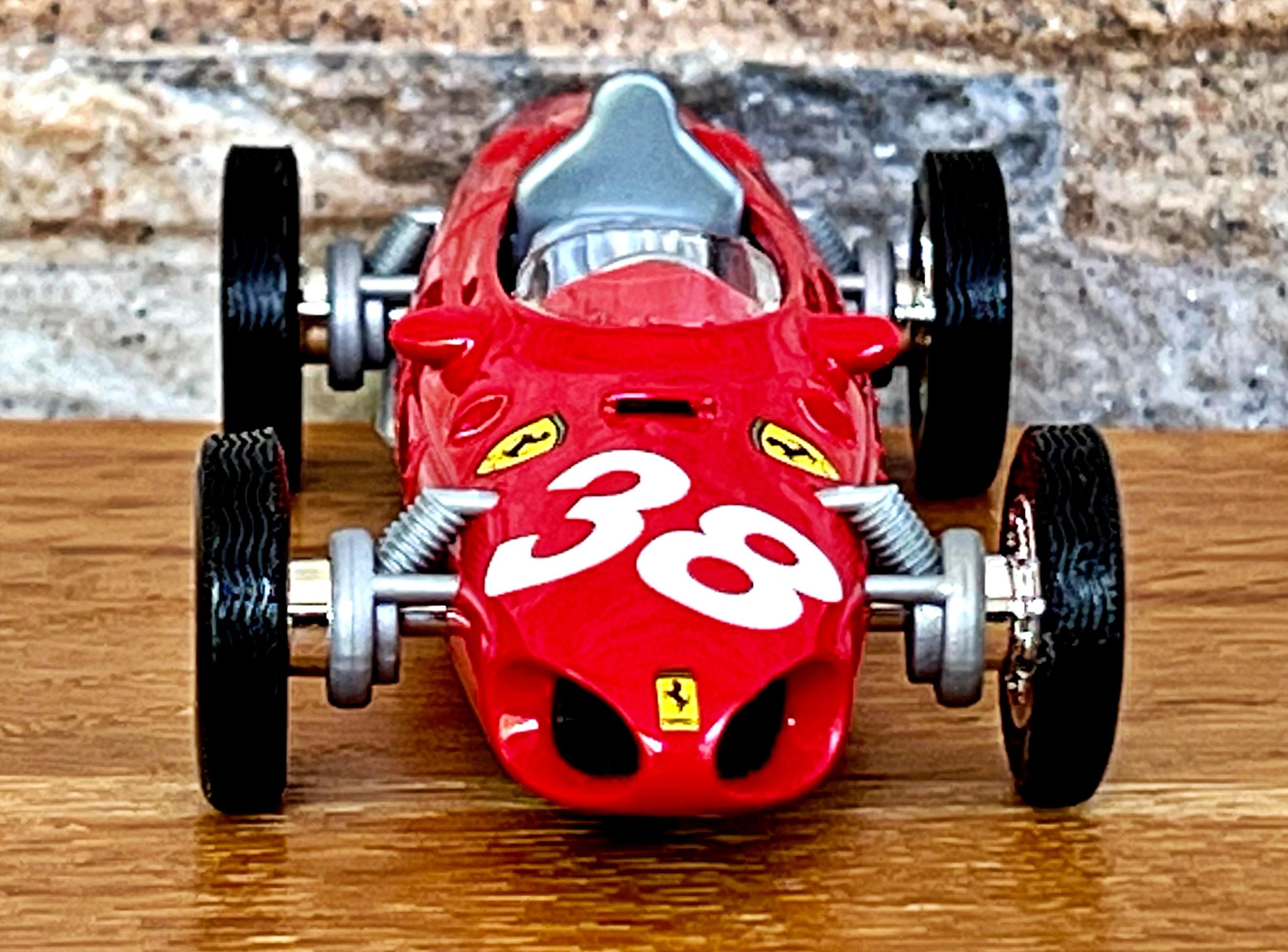 1961 Ferrari 156 F1 , Vintage Car Model, 1:35 Scale Model Car, Old