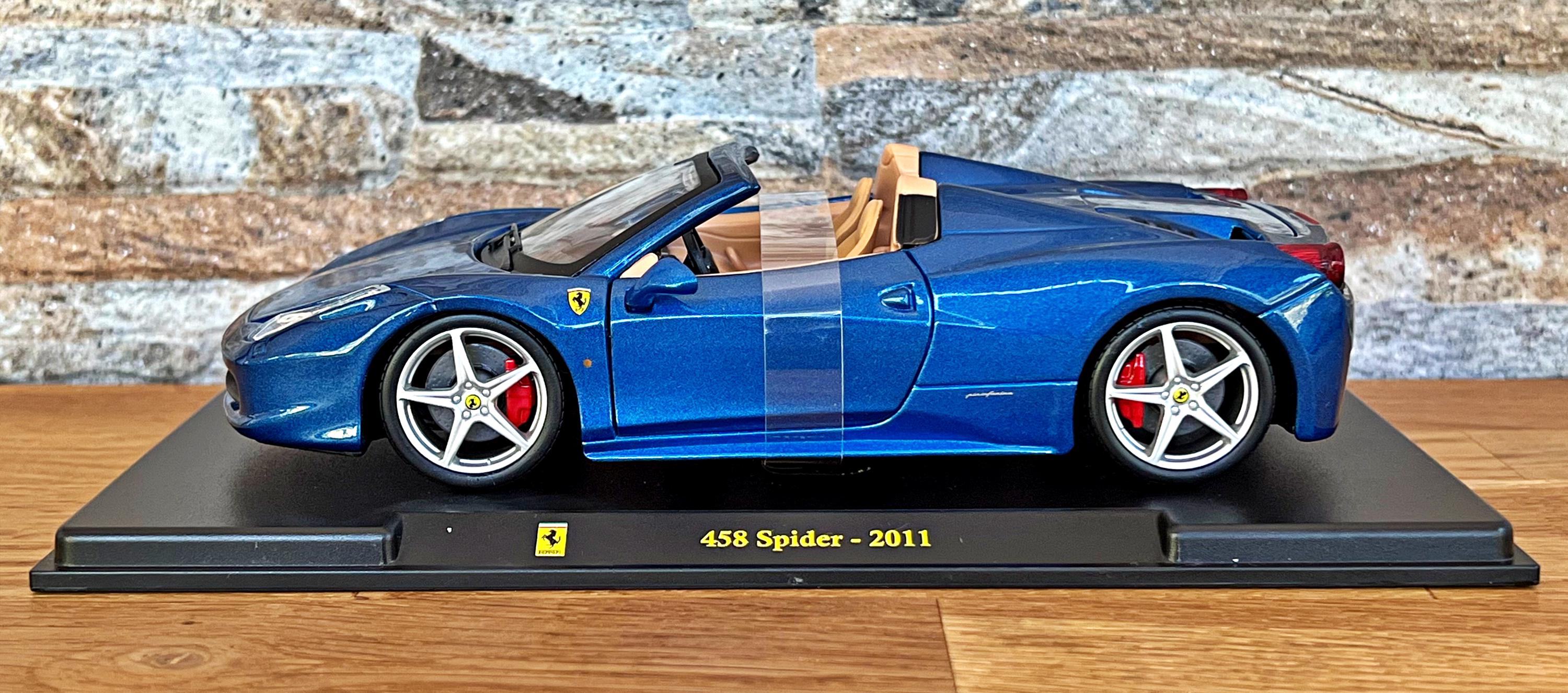 【希少】1/24 フェラーリ 458 スパイダー （2011） ダイキャスト フェラーリ 458 スパイダー 2011 | モデルカー | ダイキャストカー | 1