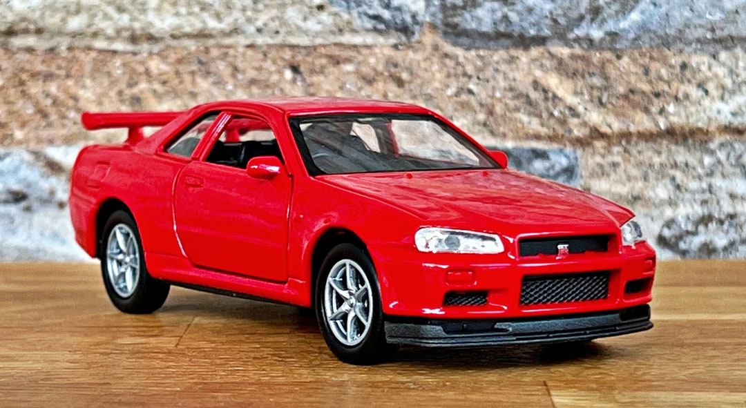 Gtr R27 Nissan Skyline GT-R R34 | Model Car | Diecast Car | 1/36 Scale Model ...