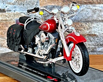 Harley Davidson Maisto 1:10 FLSTS Heritage Springer Motorcycle in