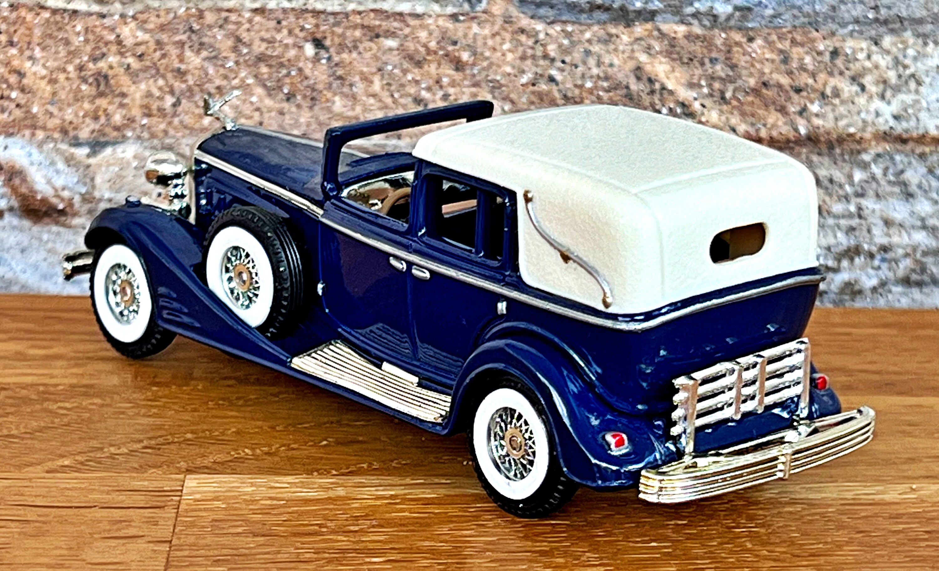 1933 Cadillac 452 V16, Vintage Model Car, Diecast Car, Vintage