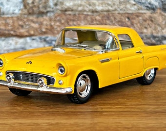 Franklin Mint Ford Thunderbird 1962 - Miniature 1/43 Rose, état Correct