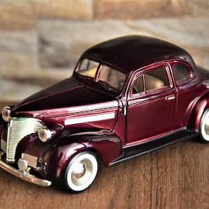 Chevrolet Coupe 1939, Model Car, 1:24 Diecast Car, Metal, Scale