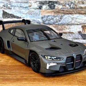 BMW M4 GT3 | Model car | Diecast car | 1/24 scale model car | Car model | Sport car | Diecast collectible item | BMW Coupe