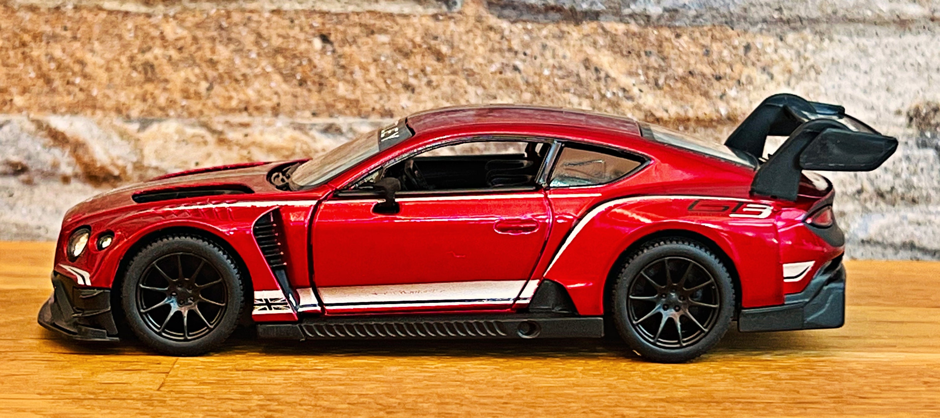 Bentley Continental GT3 , Model Car, 1/38 Diecast Car, 1/38