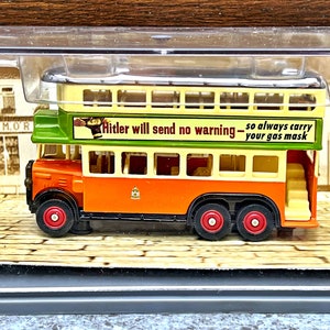1932 AEC Double Decker Bus, Glasgow Corp, Limited Edition, Vintage diecast bus, scale model bus, Collection item, Classic Bus, die cast bus