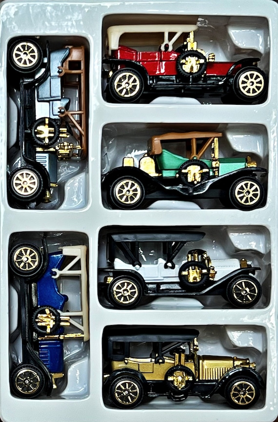 Lot De 3 Voitures Anciennes Miniatures 1:43 Pour Collection - Talbot, Peugeot, Citroën