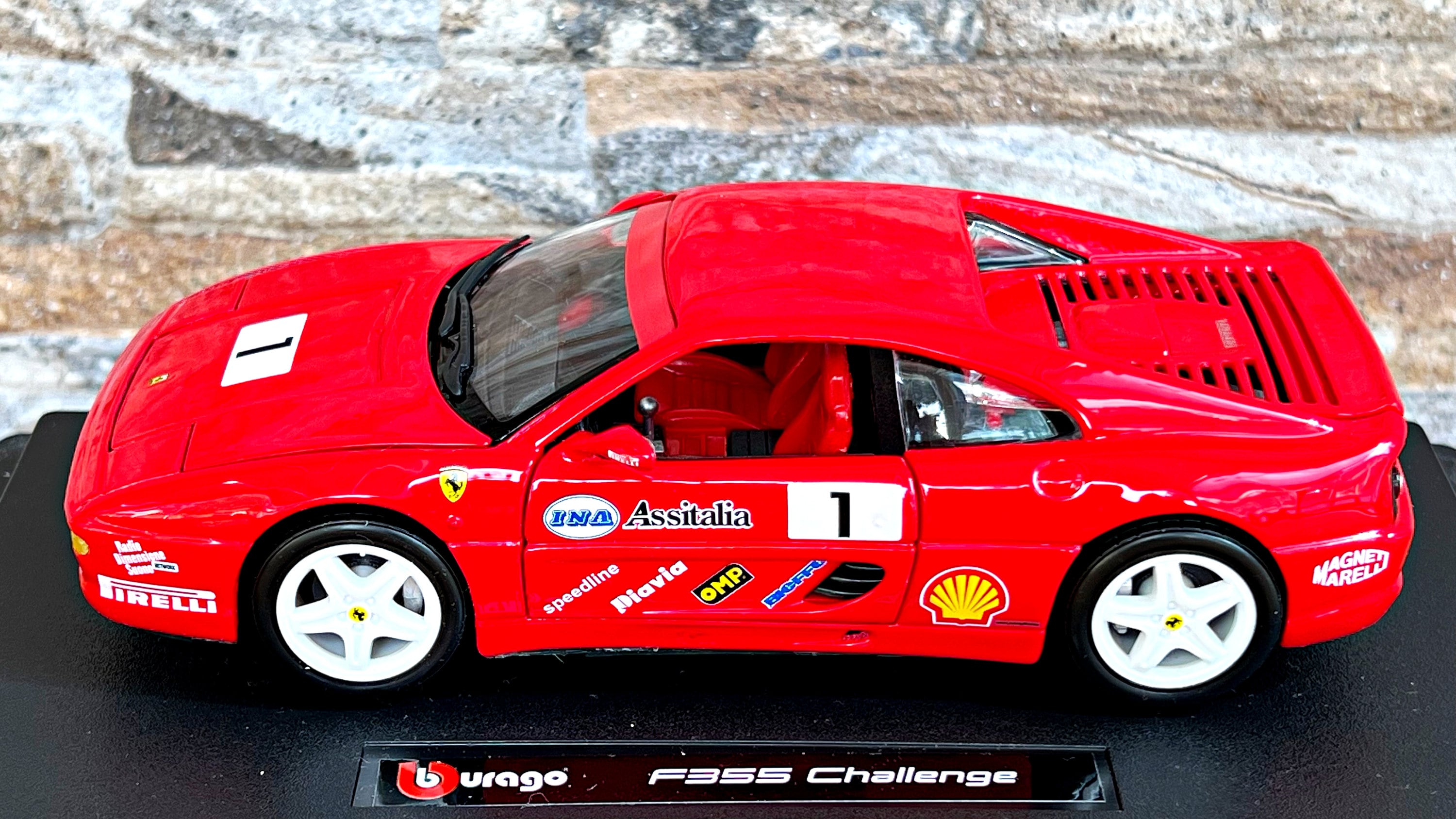 Ferrari F355 Challenge | Model Car | 1:24 Diecast Car | 1/24 Scale ...