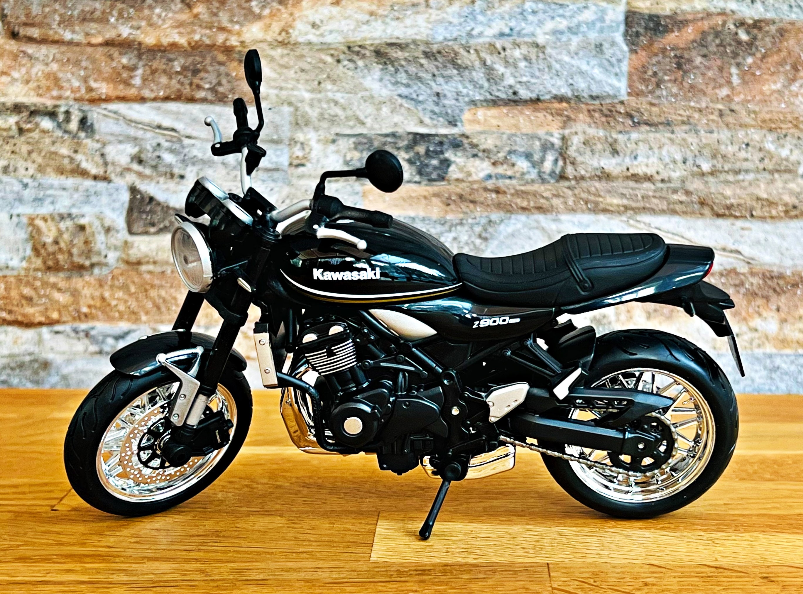 カワサキ Z900RS、スケール 1/12 ダイキャスト モデル バイク、1/12