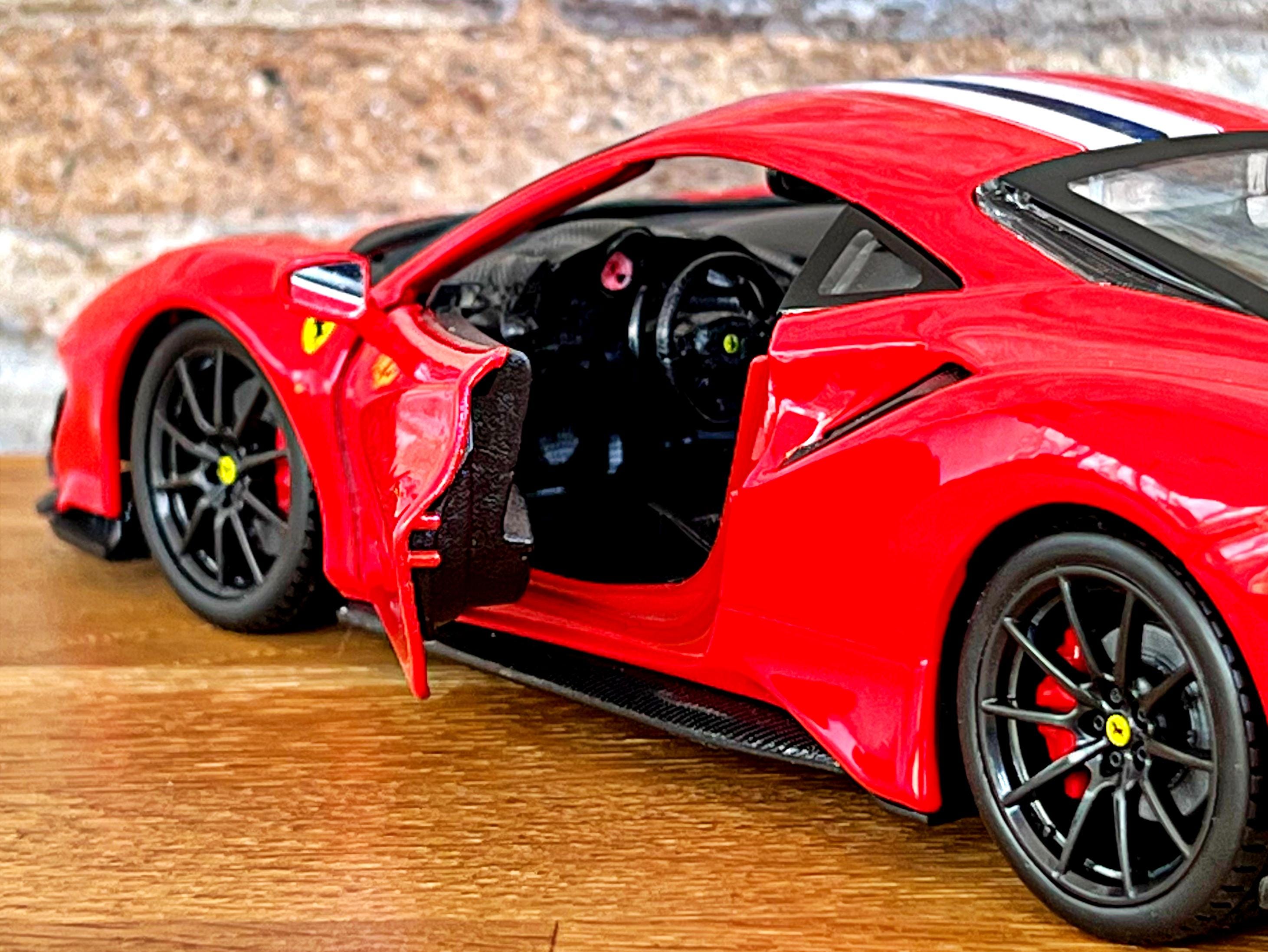 Ferrari 488 Pista | 1/24 Scale Model Car | 1:24 Diecast Car Model | 1/ ...