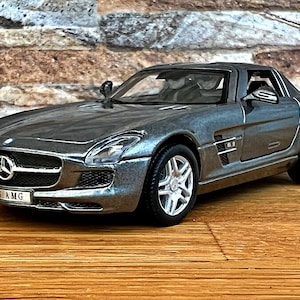 Mercedes SLS AMG , Model car, Mercedes Benz diecast, 1/36 scale model car, car model , 1/36 die cast car, collection item , Mercedes Benz
