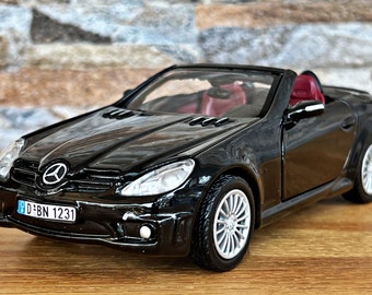 Mercedes Benz SLK 55 Amg Cabriolet, Model Car, Scale 1/24