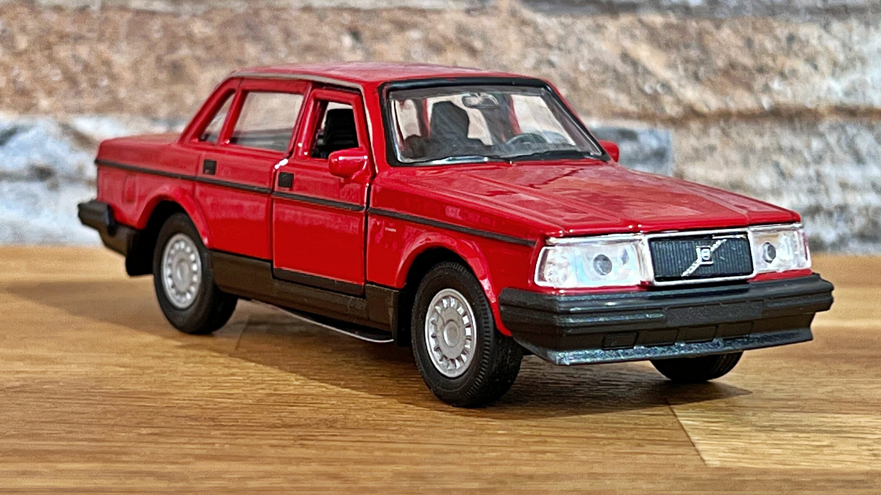 ボルボ 240 GL、1/36スケールモデルカー、ダイキャストカー、ダイ