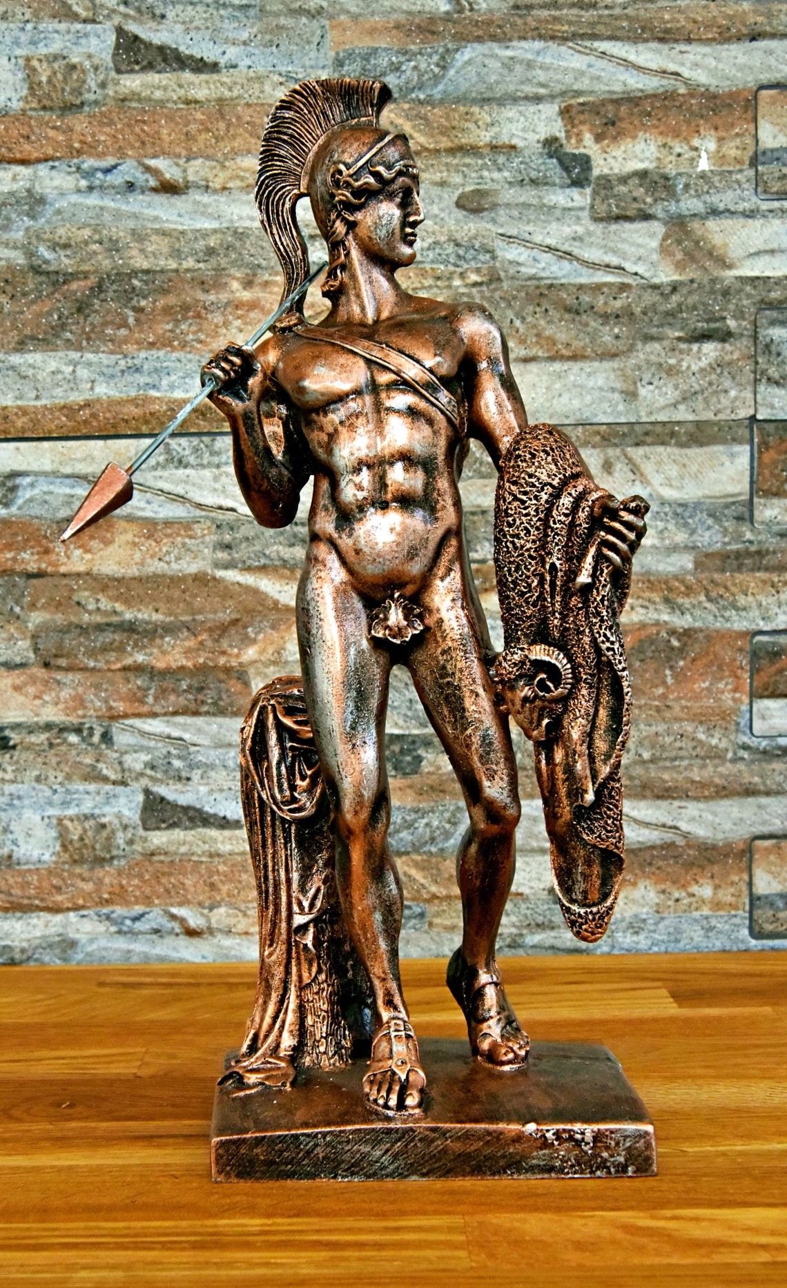 Ares God Statue Greek Mythology Trinket Handmade 30cm Large | Etsy