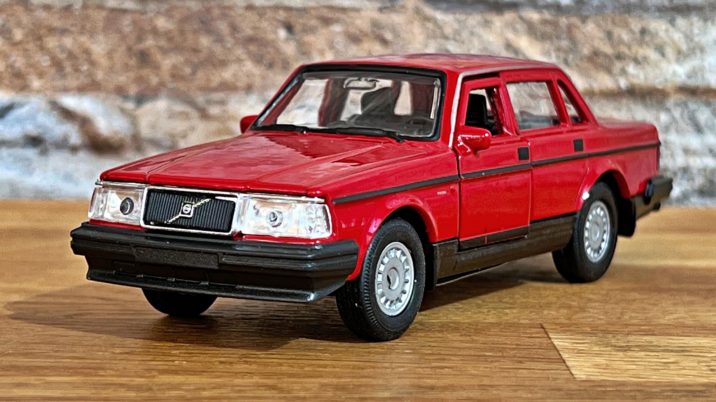 ボルボ 240 GL、1/36スケールモデルカー、ダイキャストカー、ダイ