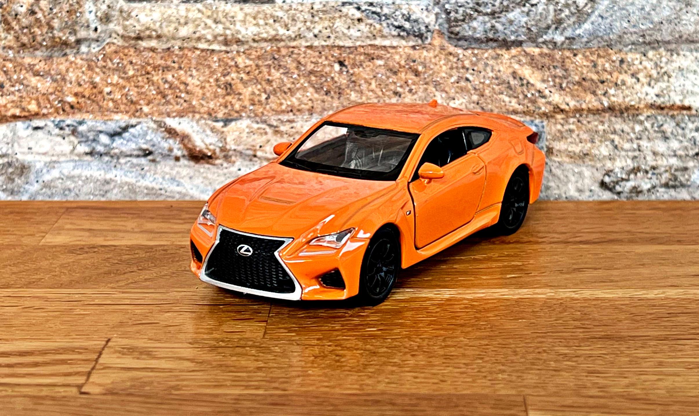 レクサス RC F、1/38スケールモデルカー、1/38ダイキャストカーモデル