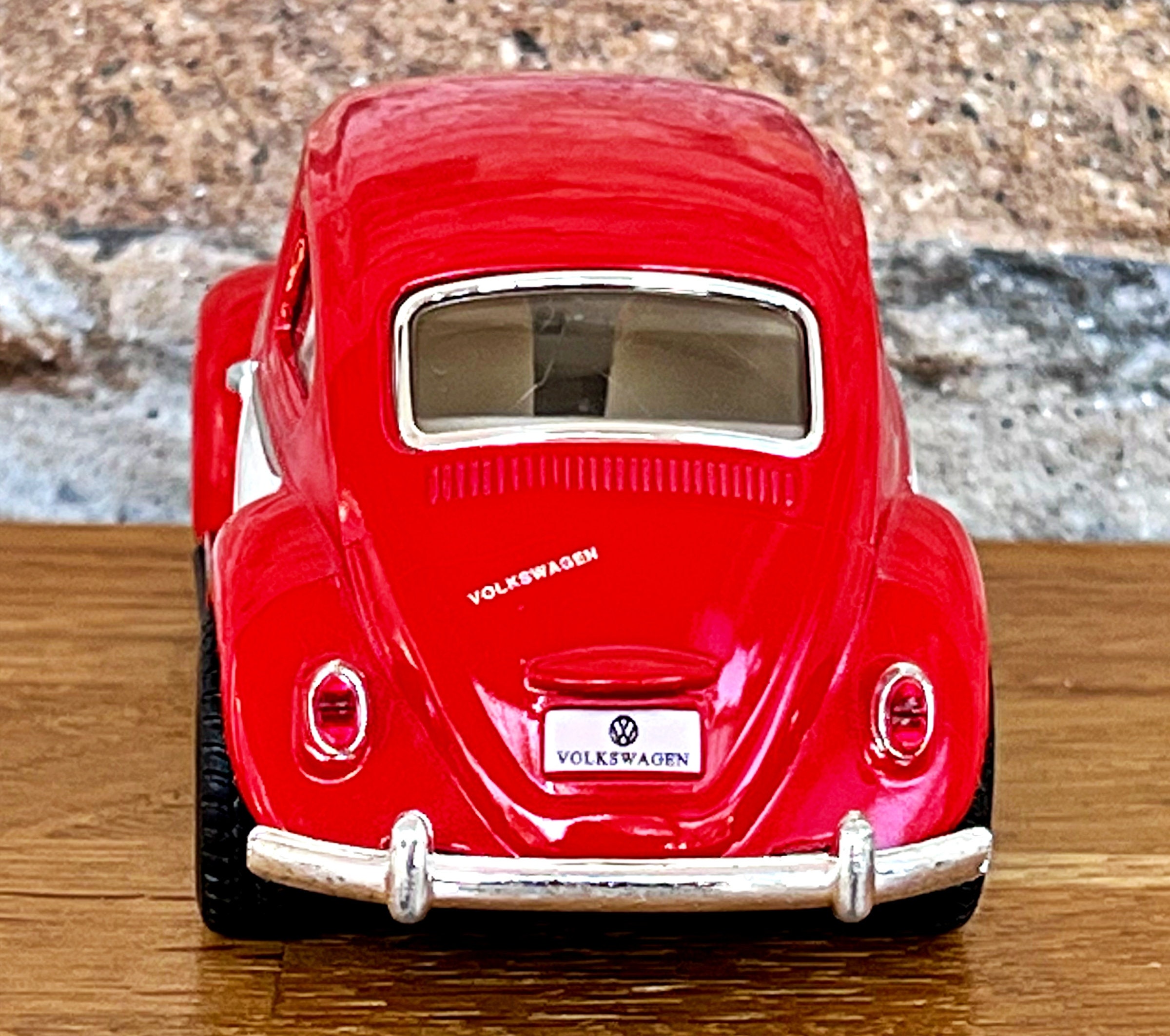 Imtfzct Voiture Coccinelle 1967 1/36 Pull-Back - Miniature Alliage Rose, Collection Enfant