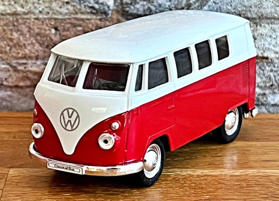 Volkswagen T1 Bus 1963, coche en miniatura a escala 1/34, modelo
