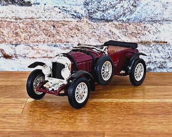 1930 Bentley 4.5 LT Super Charged , Vintage diecast car, scale model car, metal car model, old classic car, die cast model , Bentley