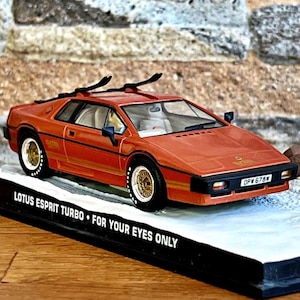 Lotus Esprit Turbo, 007 James Bond Collection, voiture vintage moulée sous pression, modèle réduit, modèle moulé sous pression, article de collection, Rien que pour vos yeux