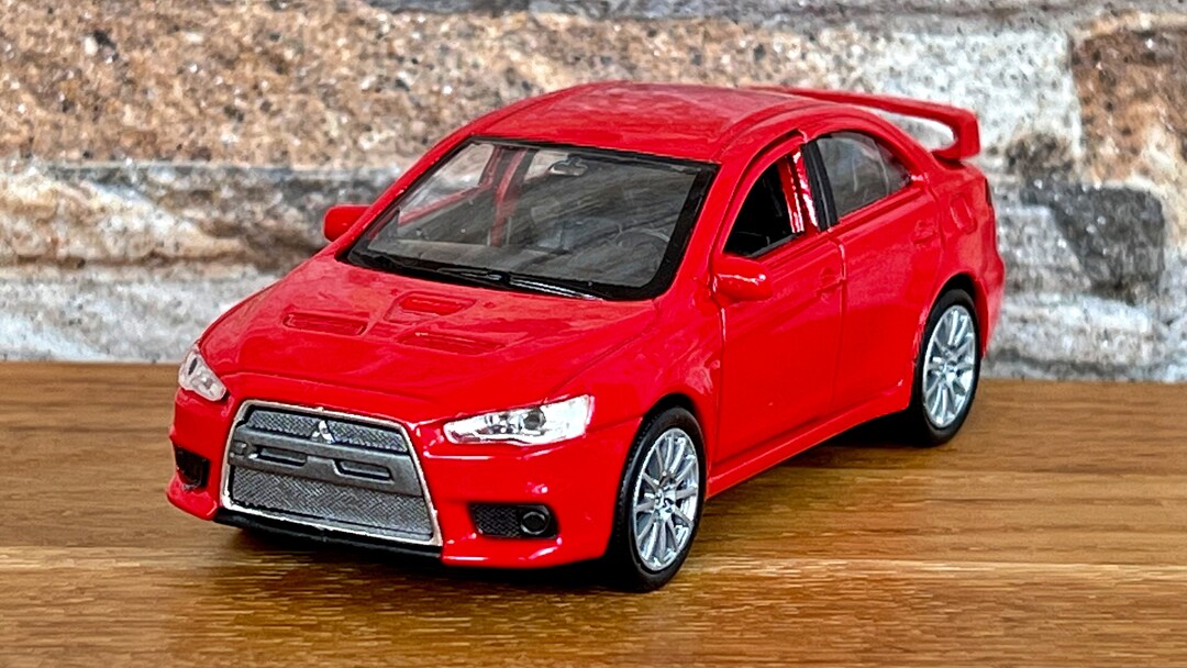 Mitsubishi Lancer Evolution X Model Car Scale 1/36 1/36 Etsy