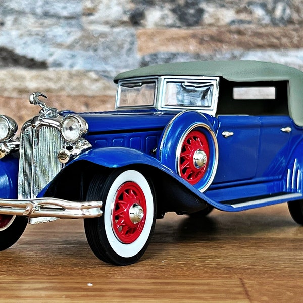 1932 Chrysler Lebaron, Modellauto, Vintage diecast Auto, 1/32 Modellauto, Diecast Car Collection, Sammlerstück, 1930er Jahre