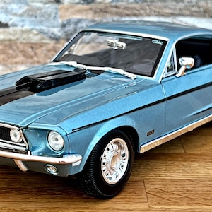 Ford Mustang GT 1968, Model Car, Diecast Car, 1/18 Scale Model Car ...