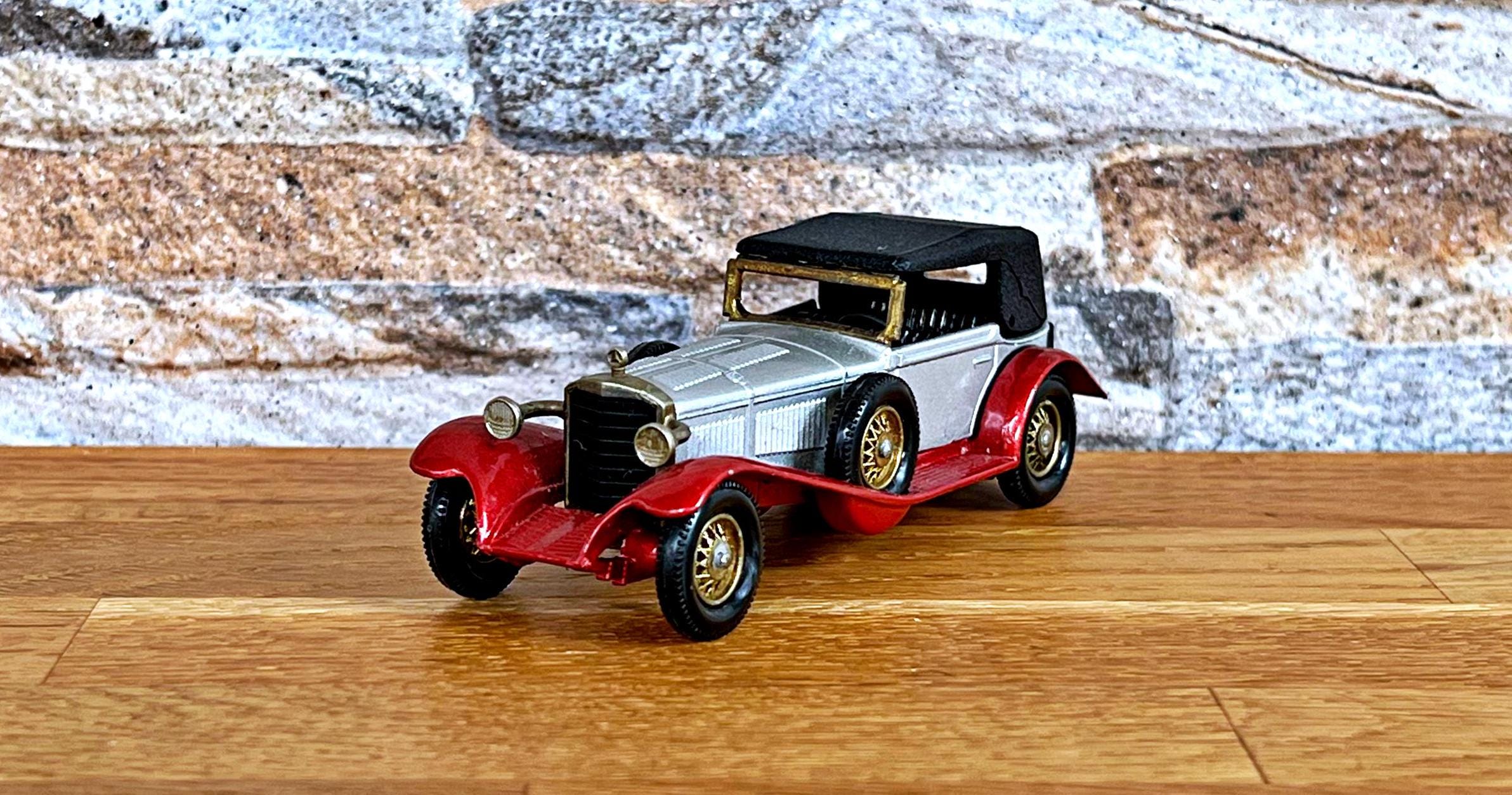 1928 メルセデスベンツ SS、ヴィンテージモデルカー、ダイキャストカー 