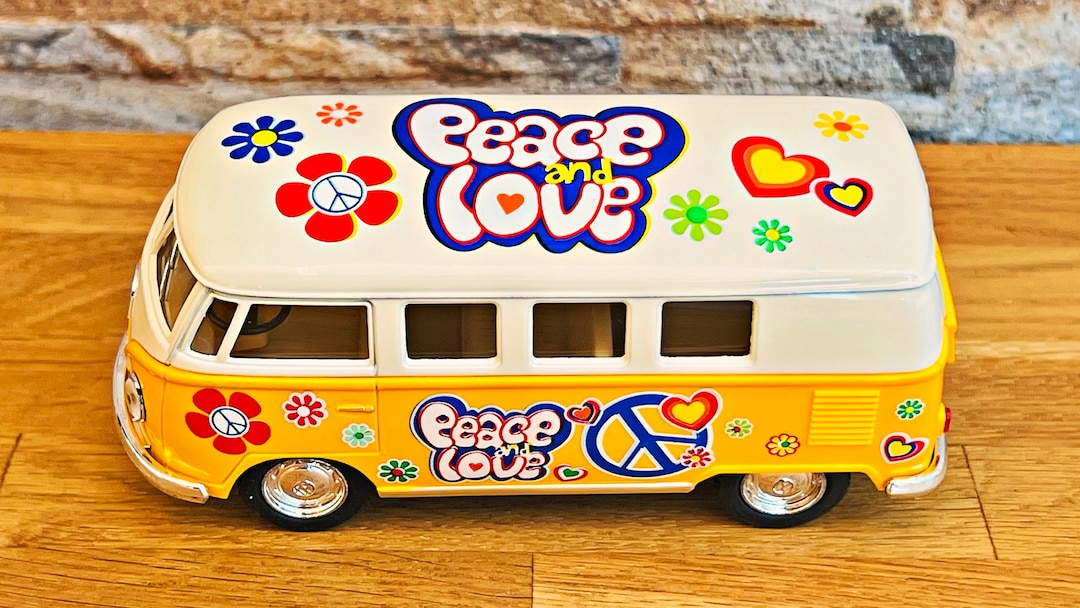 Volkswagen Classical Bus 1962, 1/32 Diecast Car, 1/32 Scale Model