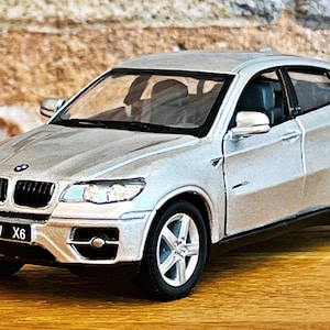 BMW X6 , Model car, 1/38 diecast car, 1/38 scale model car, car model metal, 1/38 item, Diecast collectible car, BMW