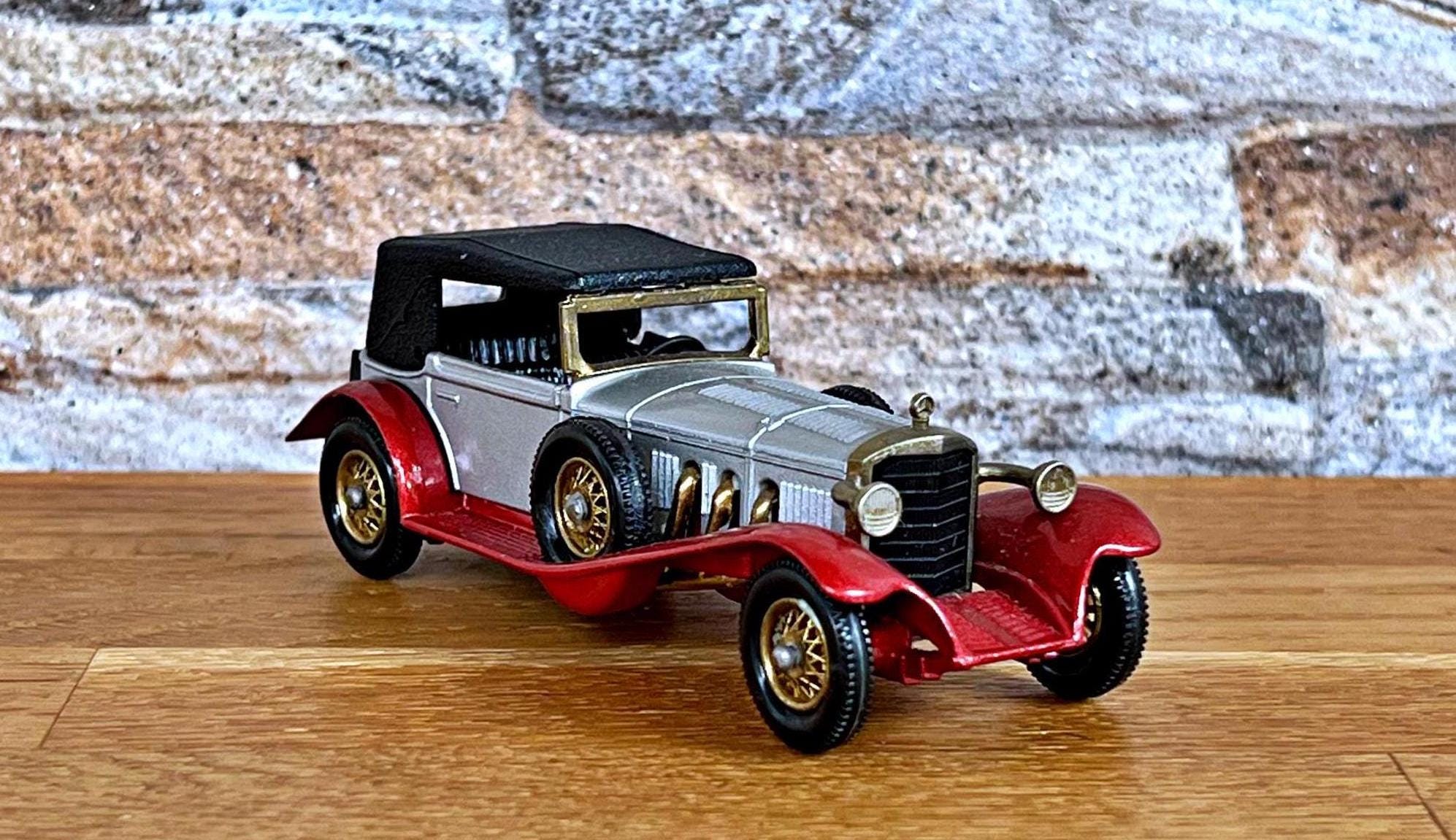 1928 メルセデスベンツ SS、ヴィンテージモデルカー、ダイキャストカー