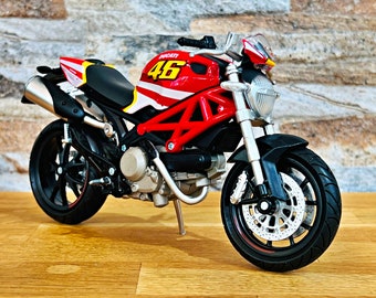 Ducati Monster 796 nr 46, skala 1/12 Model motocykla, motocykl odlewany ciśnieniowo, 1/12 odlew ciśnieniowy, model motocykla odlewanego ciśnieniowo, Ducati