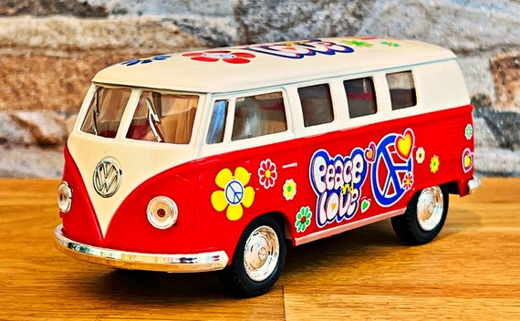 Volkswagen Classical Bus 1962, 1/32 Diecast Car, 1/32 Scale Model