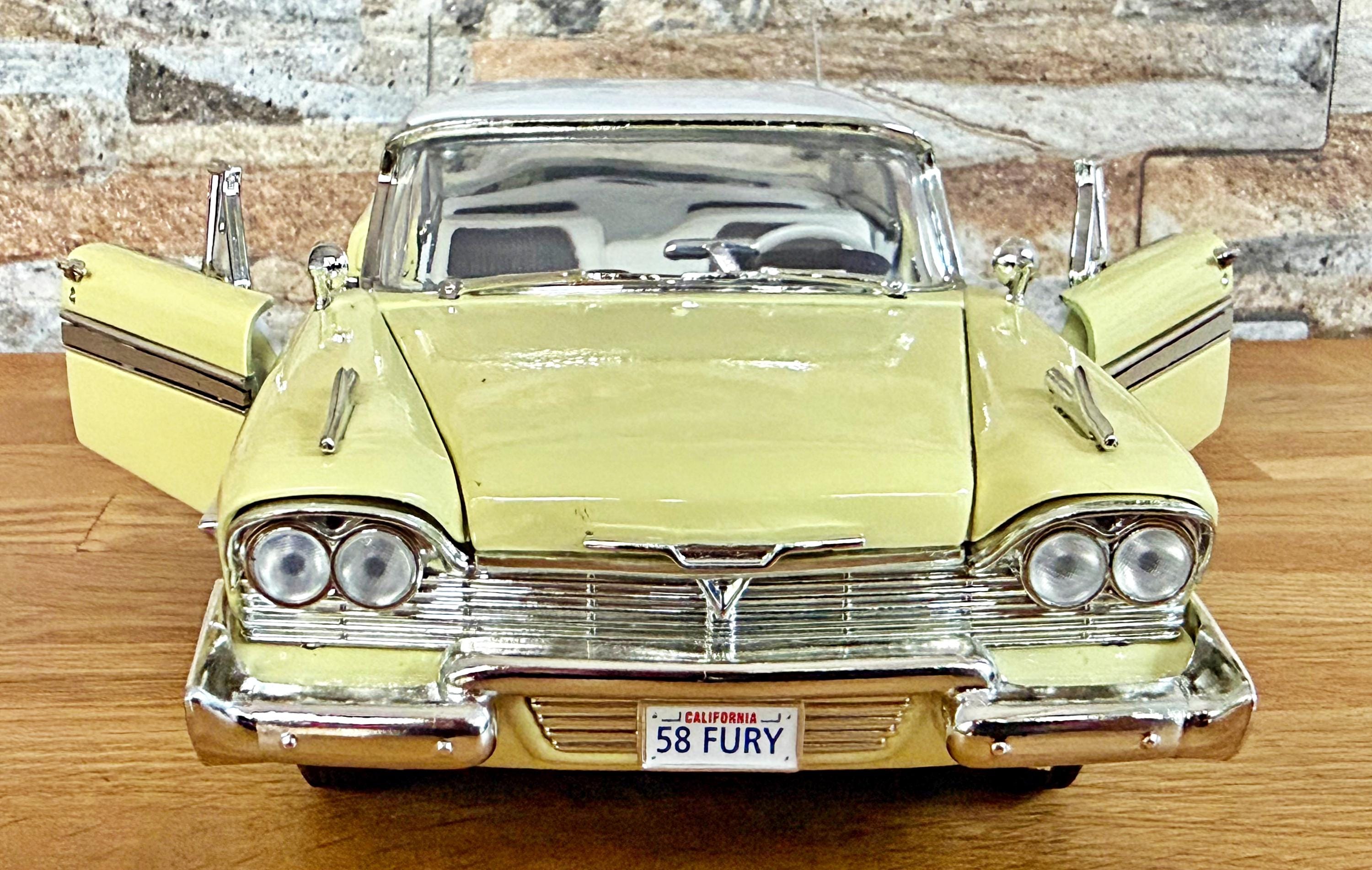 Plymouth Fury 1958 , 1/18 Scale Model Car , Diecast Car