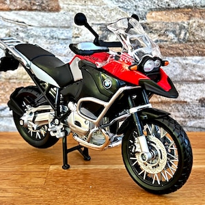 BMW R 1200 GS , scale 1/12 , Model motorcycle, 1/12 diecast collectible item, motorcycle model, BMW Diecast motorcycle