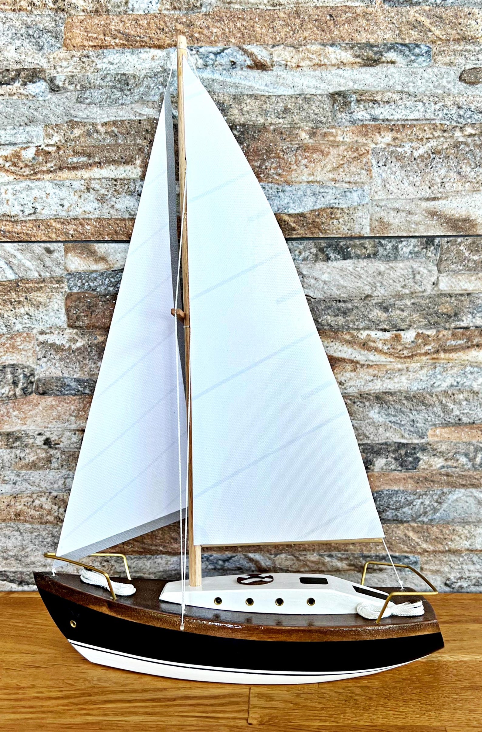 Handmade Wooden Ship, Model Sailing Boat, Sailboat Model, Wooden Boat ...