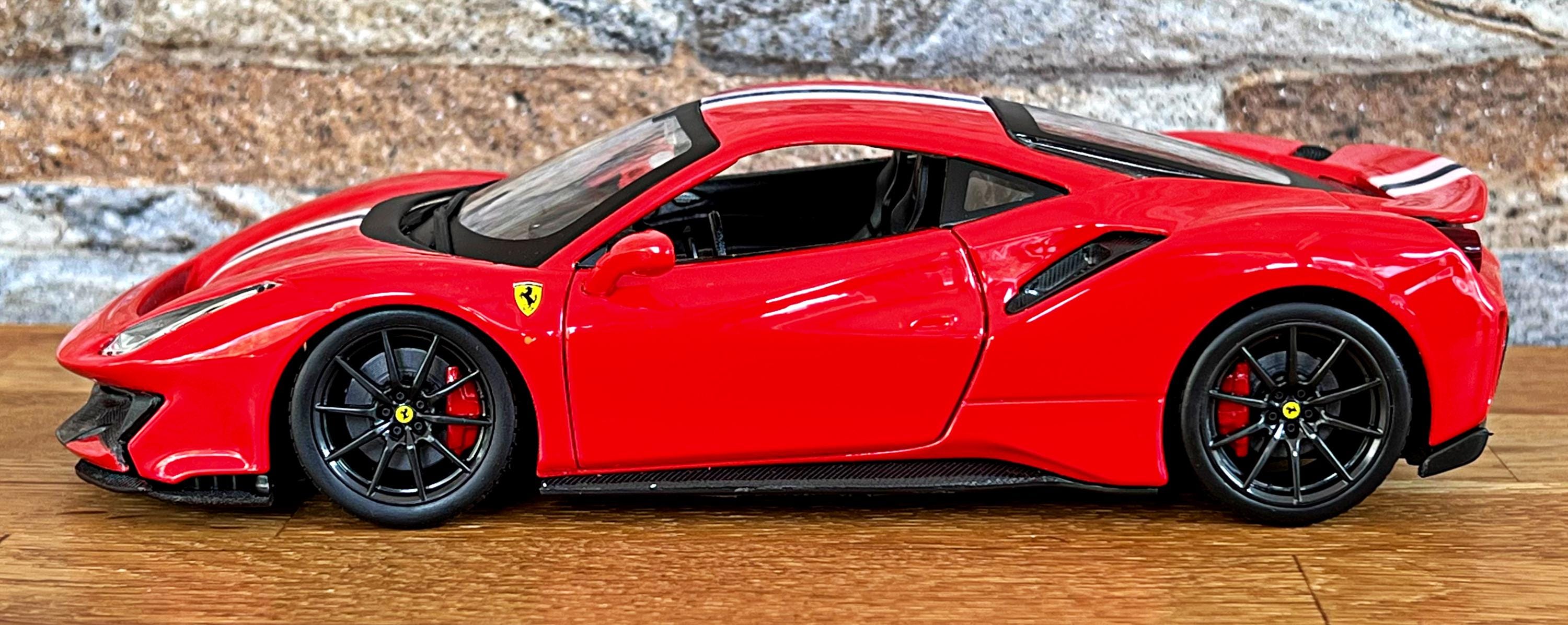 Ferrari 488 Pista | 1/24 Scale Model Car | 1:24 Diecast Car Model | 1/ ...