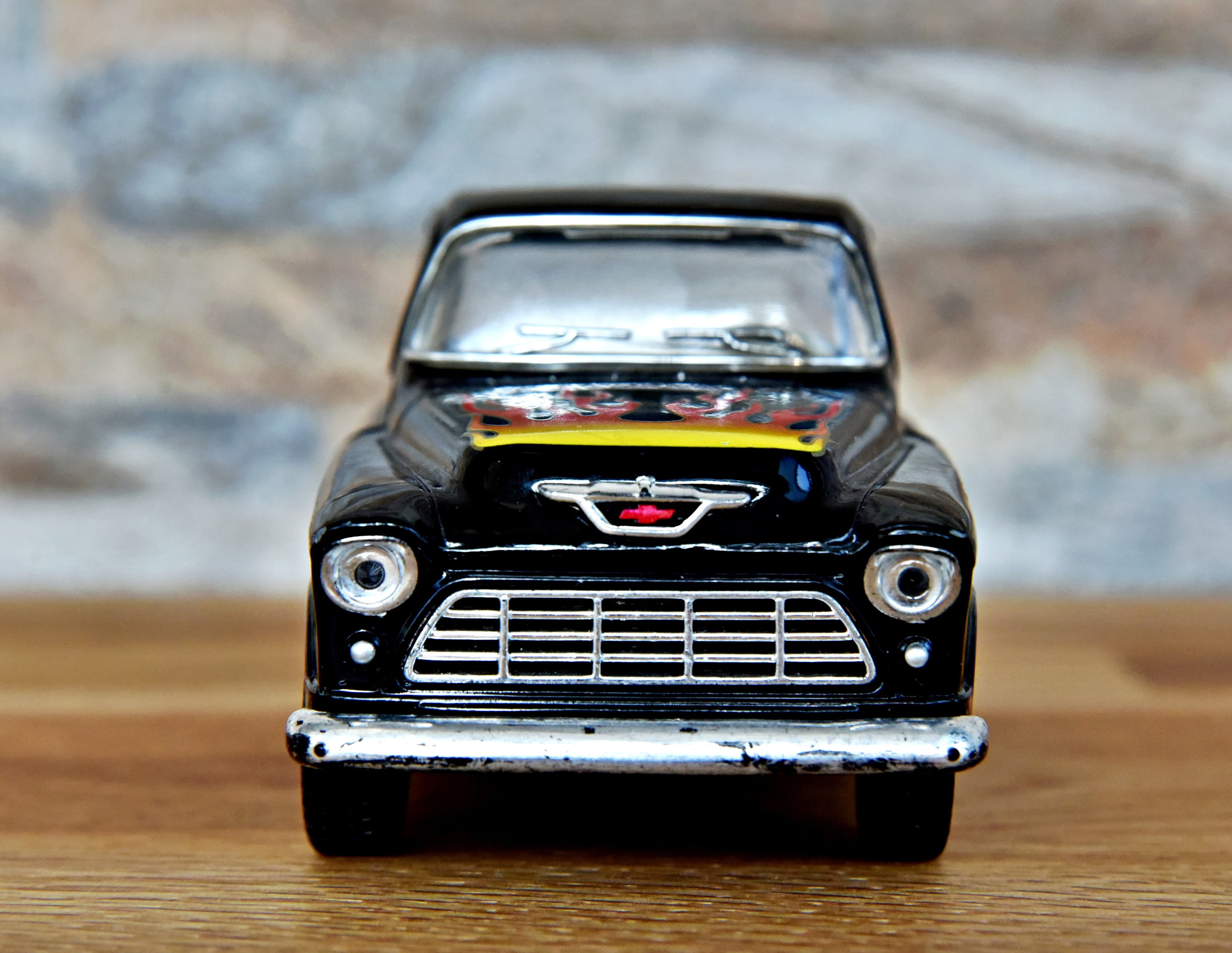 Chevrolet Chevy Stepside Pickup 1955, Model Car, 1/32 Diecast Car